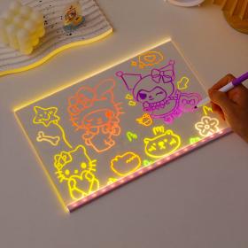 Tableau à Dessin LED coloré avec 4 stylos 30x20cm – لوحة مضيئة للرسم والتلوين